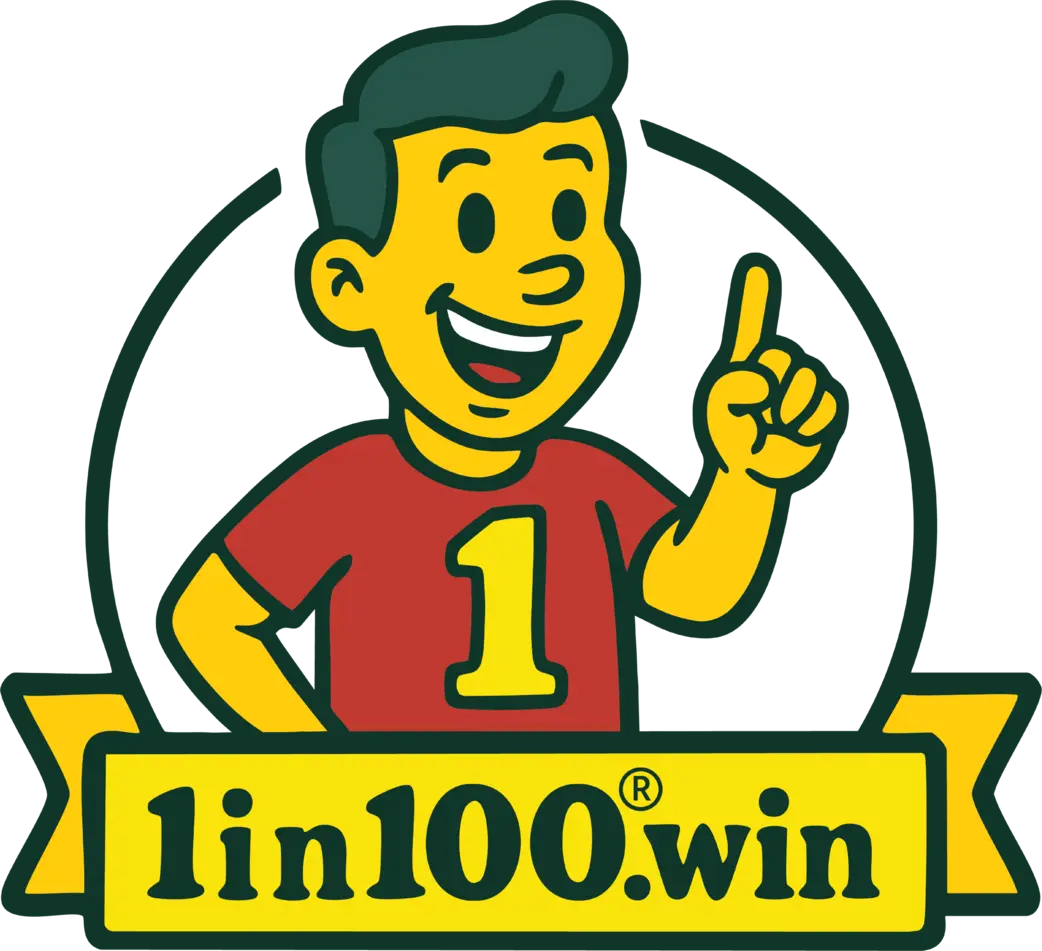 1in100win Logo