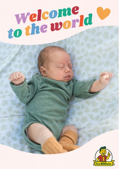 New Baby Welcome Photo