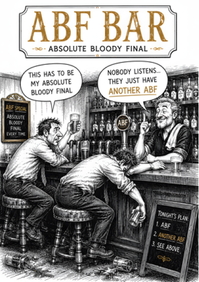 ABF Bar – Absolute Bloody Final