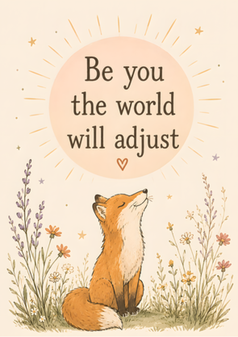 Be You, The World Will Adjust (Fox)