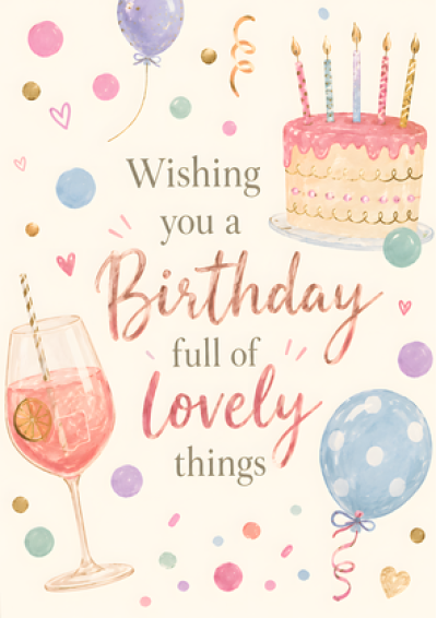 Birthday Full Of Lovely Things