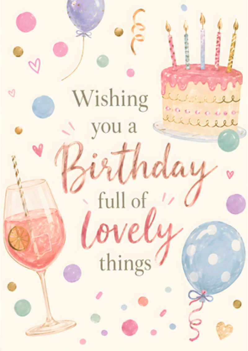 Birthday Full Of Lovely Things