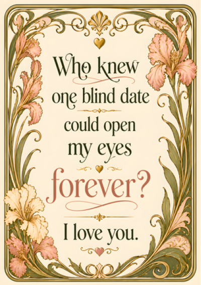 Who Knew One Blind Date Could Open My Eyes Forever