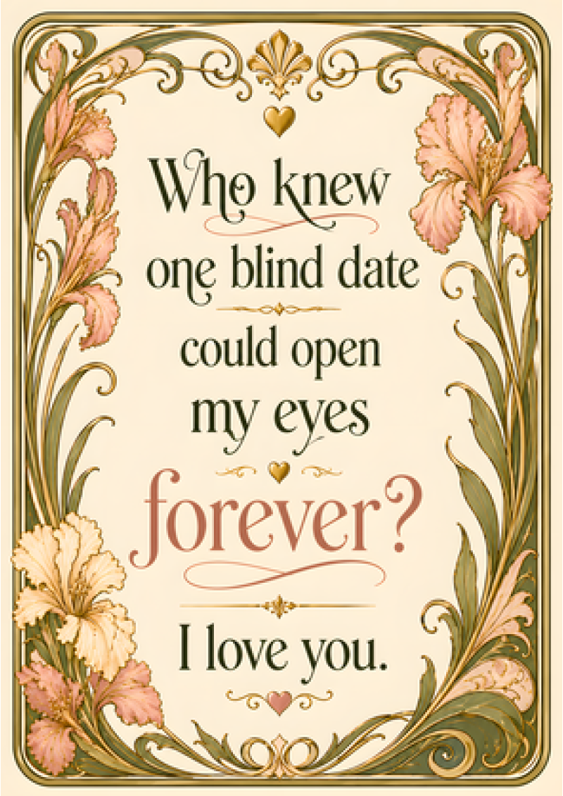 Who Knew One Blind Date Could Open My Eyes Forever