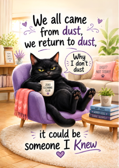 Came From Dust (Why I Don't Dust)