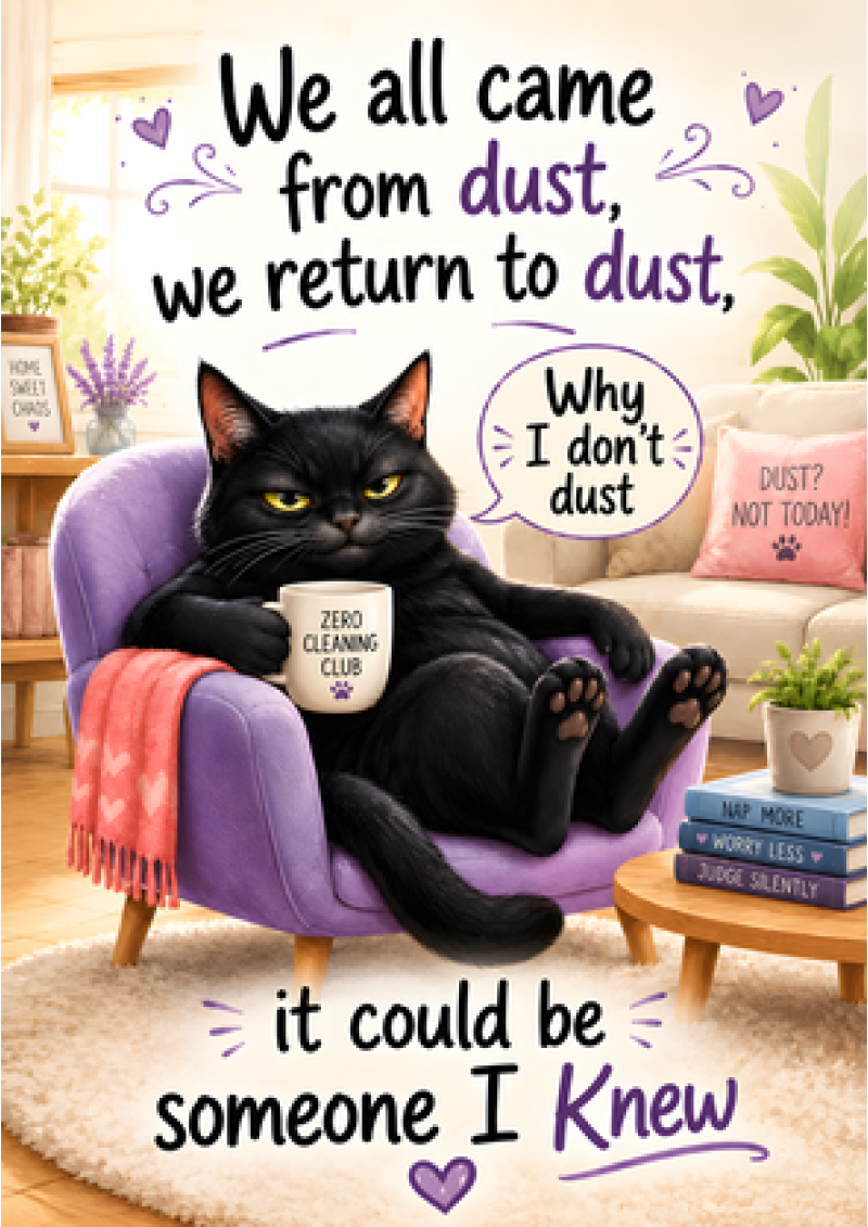 Came From Dust (Why I Don't Dust)