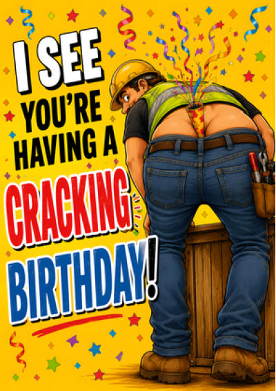 Cracking Birthday (Builder's Bum)