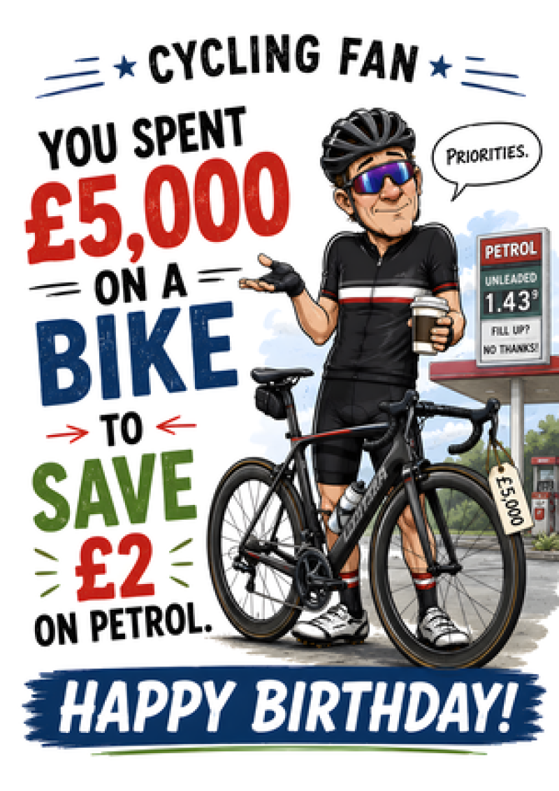 Cycling Fan – £5,000 Bike