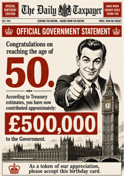 The Daily Taxpayer — 50th Birthday