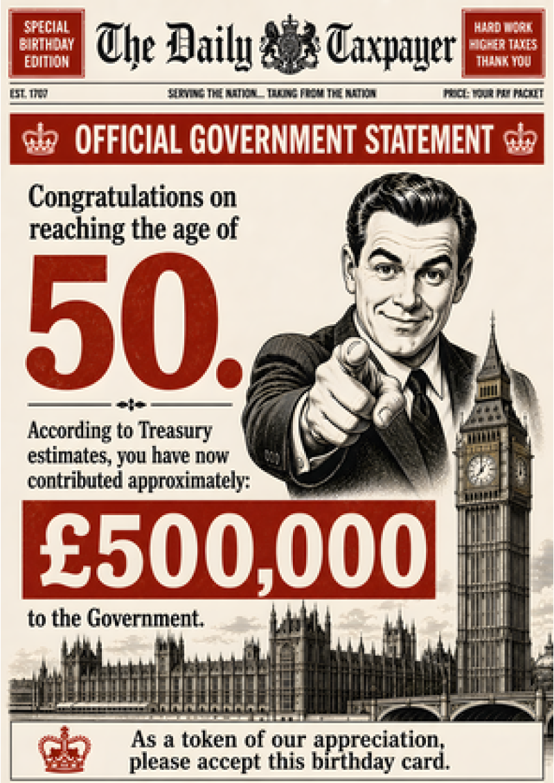 The Daily Taxpayer — 50th Birthday