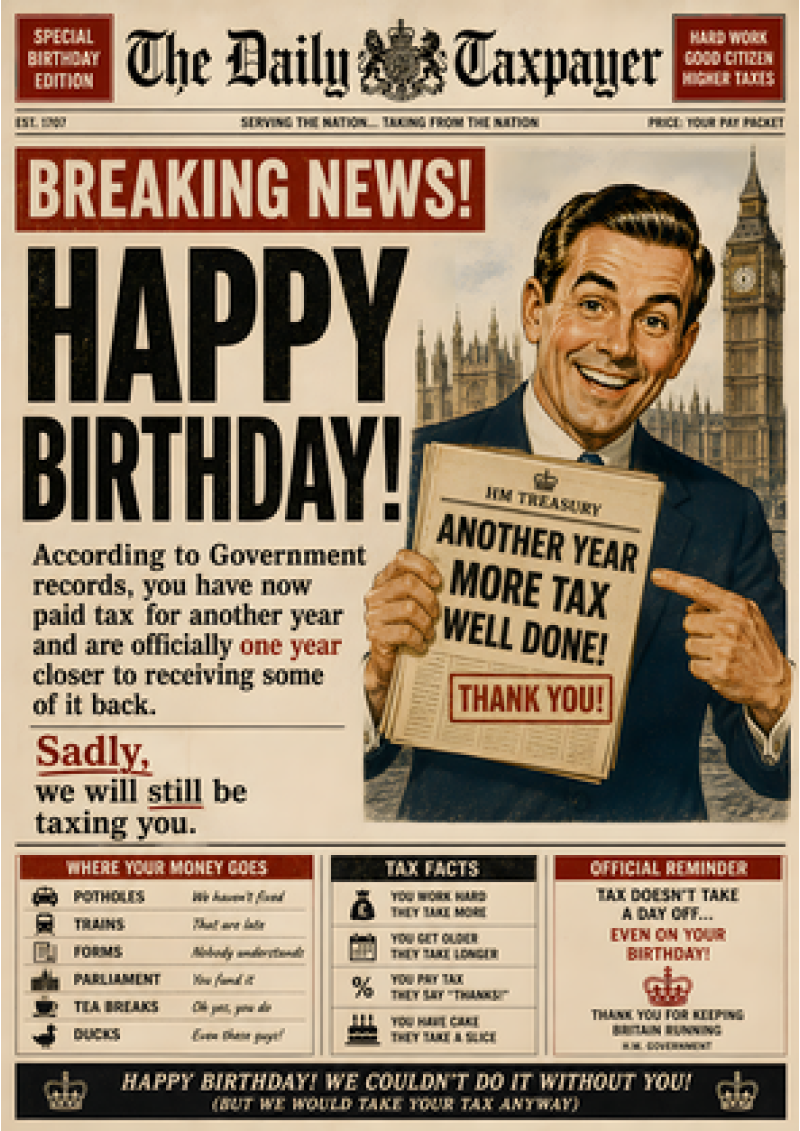 The Daily Taxpayer — Another Year, More Tax