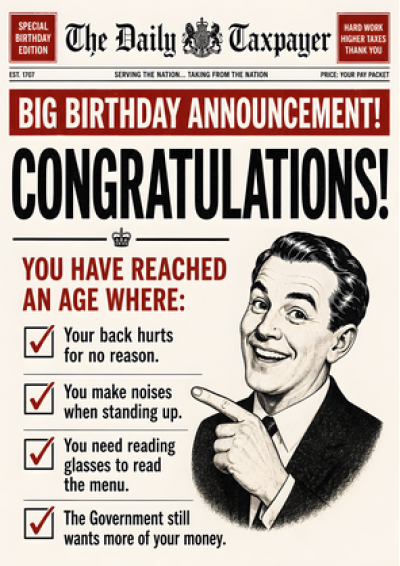 The Daily Taxpayer — You've Reached An Age Where