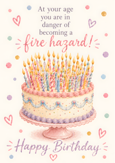 At Your Age — Fire Hazard!