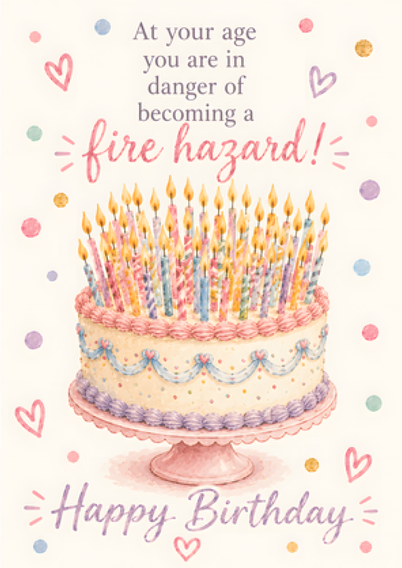 At Your Age — Fire Hazard!