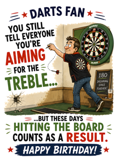 Darts Fan Birthday