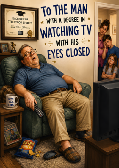 Degree in Watching TV (Birthday)