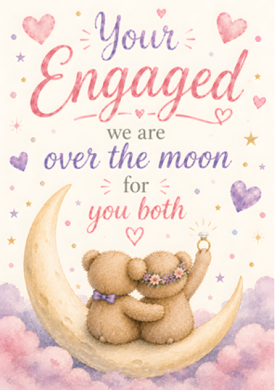 Over The Moon (Engagement Bears)