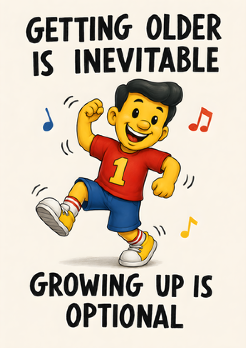 Getting Older Is Inevitable, Growing Up Is Optional