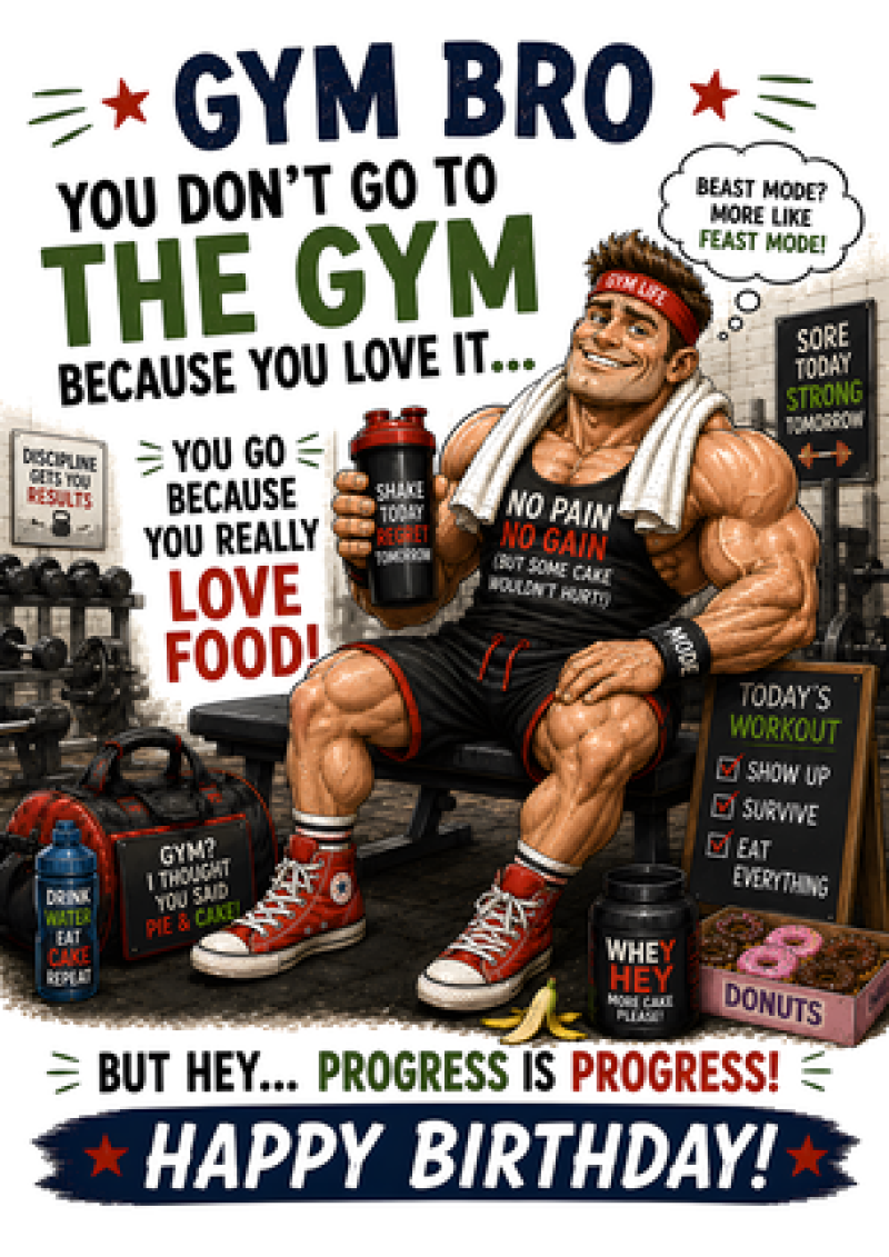 Gym Bro (Love Food)