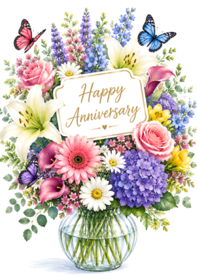 Happy Anniversary (Flowers)