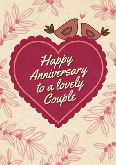 Happy Anniversary To a Lovely Couple