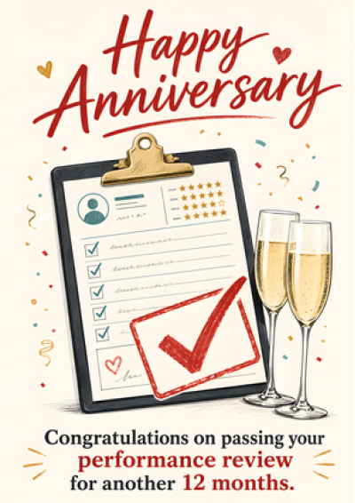 Happy Anniversary (Performance Review)
