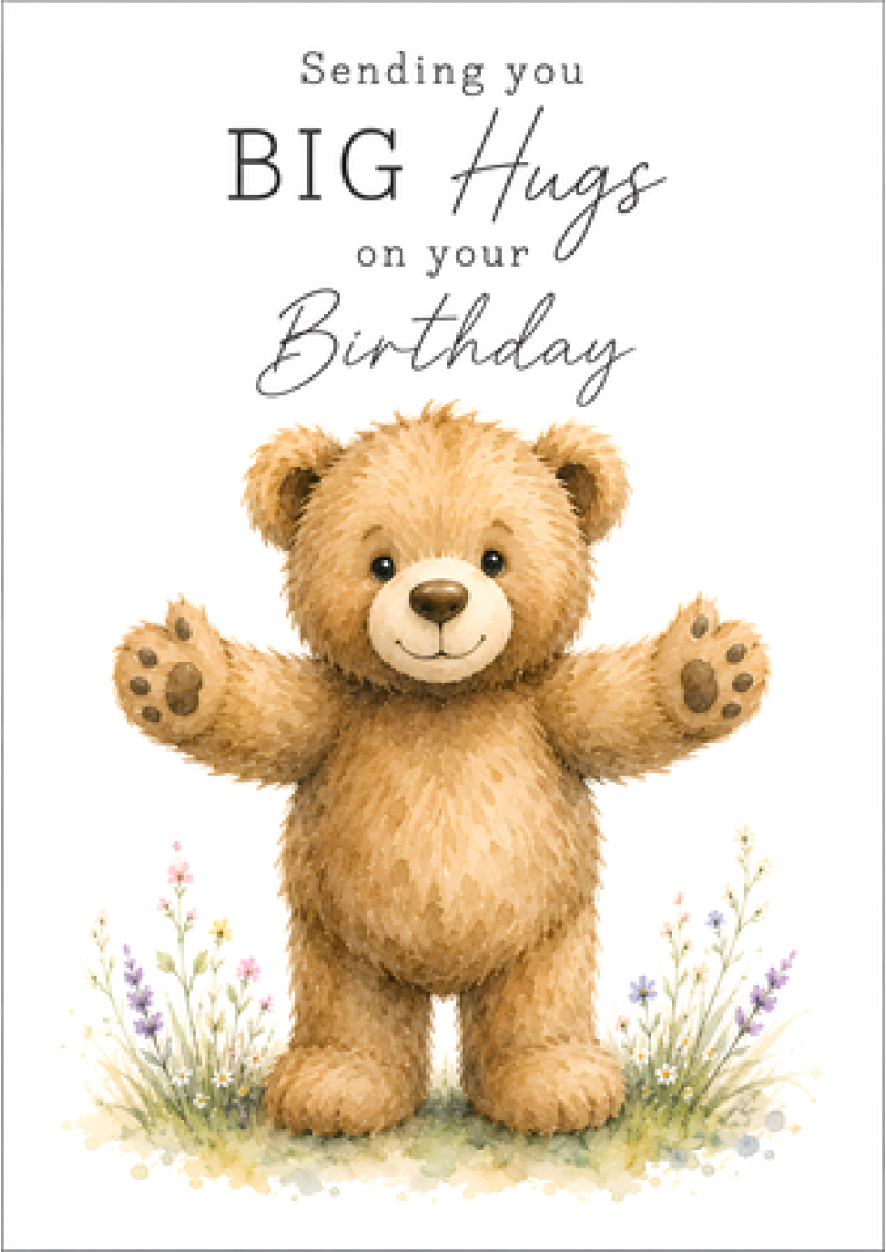 Sending You Big Hugs on Your Birthday