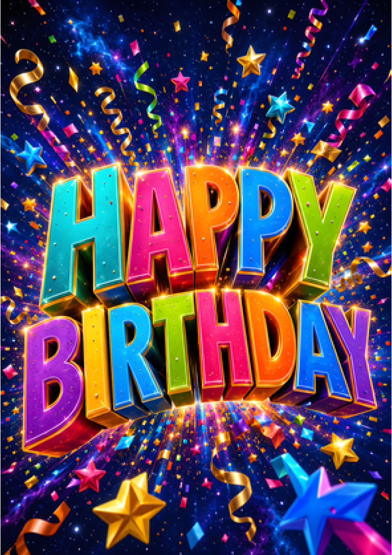 Happy Birthday (Cosmic Explosion)