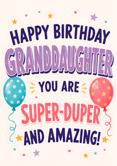 Happy Birthday Granddaughter