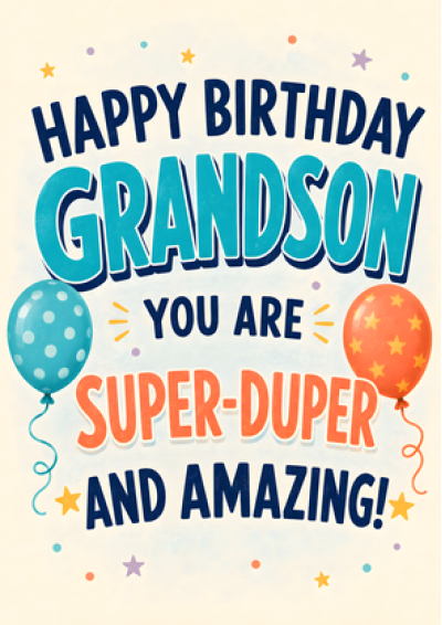 Happy Birthday Grandson