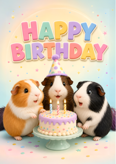 Happy Birthday Guinea Pigs