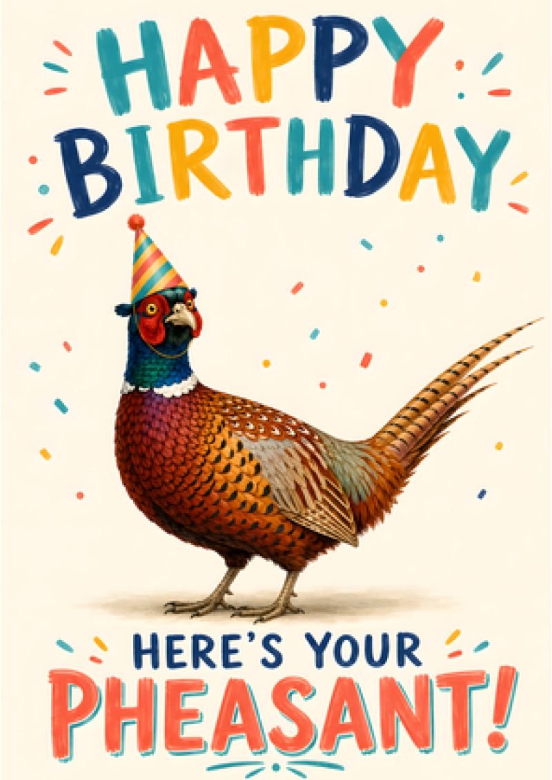 Here's Your Pheasant