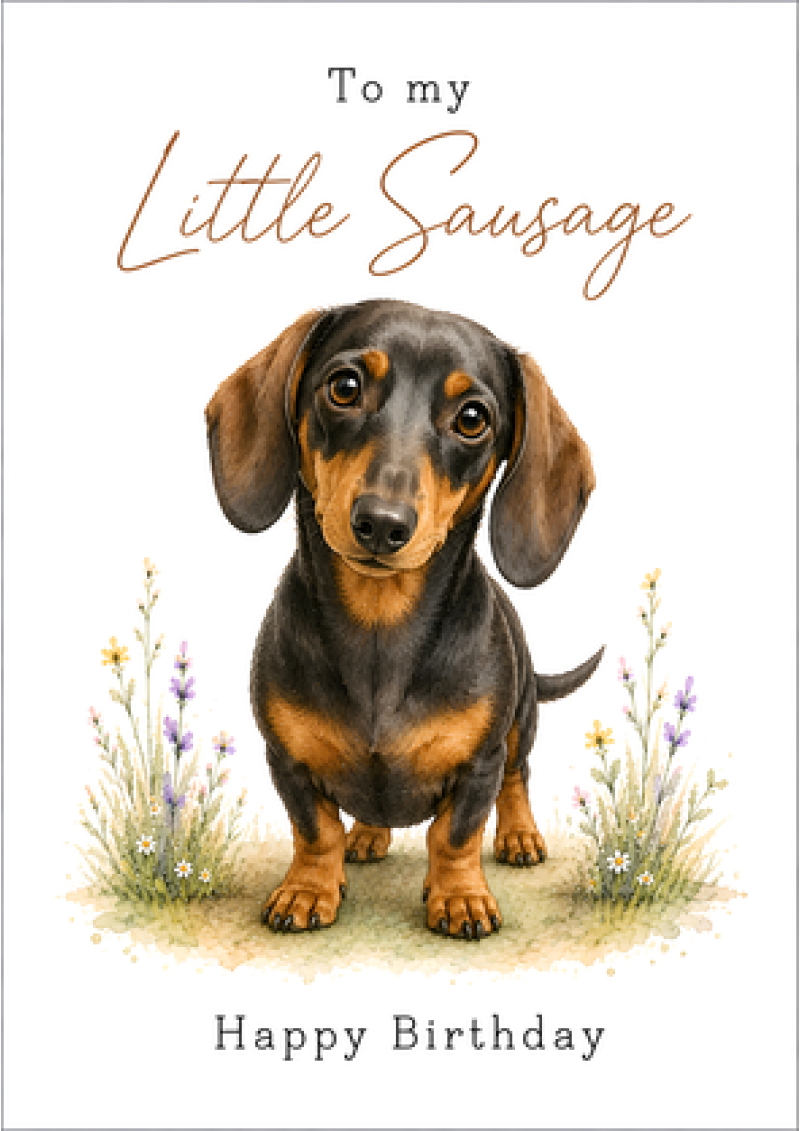 To My Little Sausage – Happy Birthday