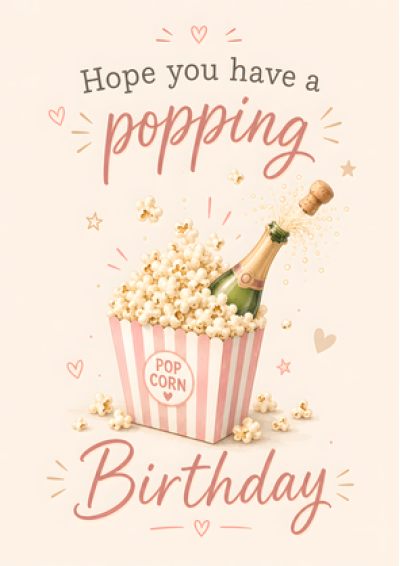 Hope You Have a Popping Birthday