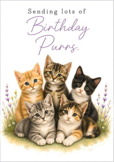 Sending Lots of Birthday Purrs