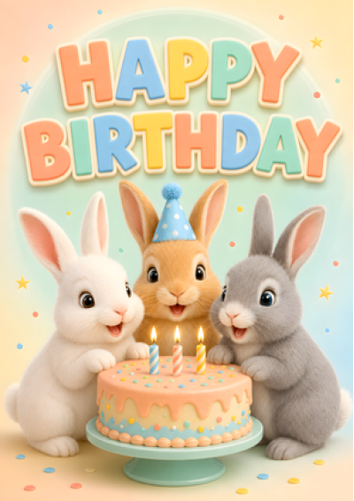 Happy Birthday Rabbits
