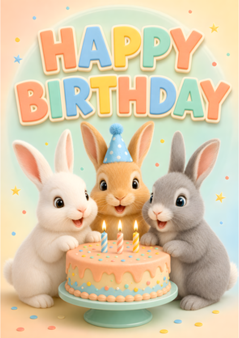 Happy Birthday Rabbits