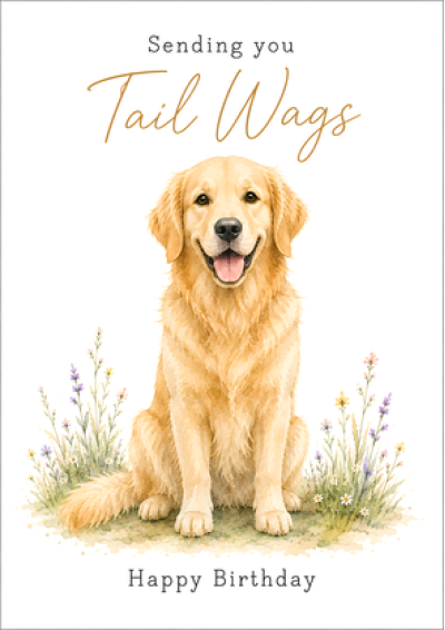 Sending You Tail Wags – Happy Birthday