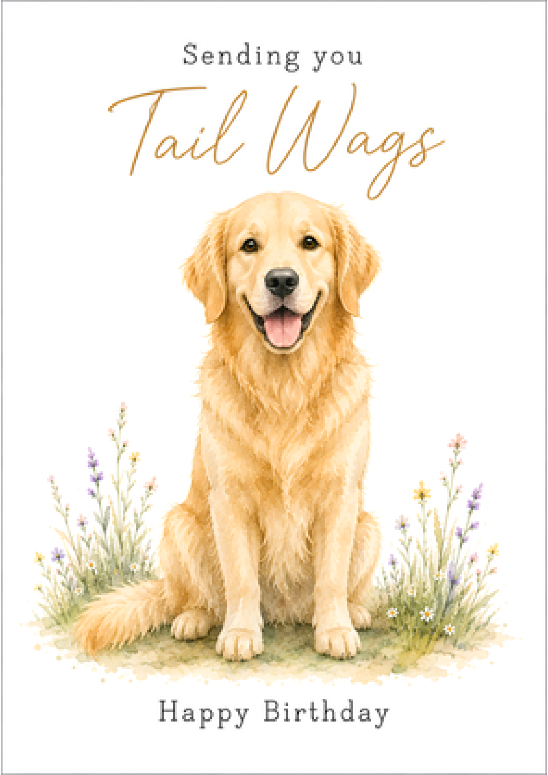 Sending You Tail Wags – Happy Birthday
