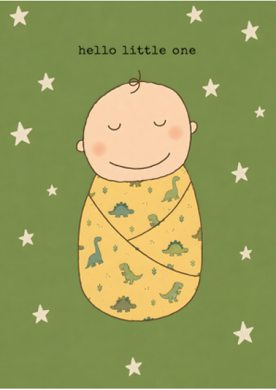 Hello Little One - Dinosaur Wrap