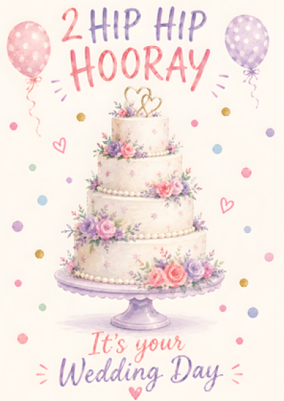 Hip Hip Hooray (Wedding Day)