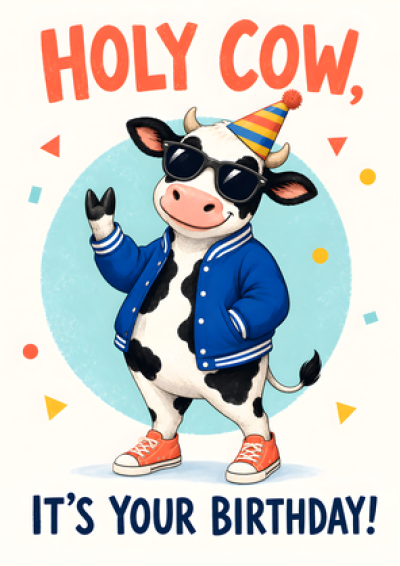 Holy Cow, It's Your Birthday