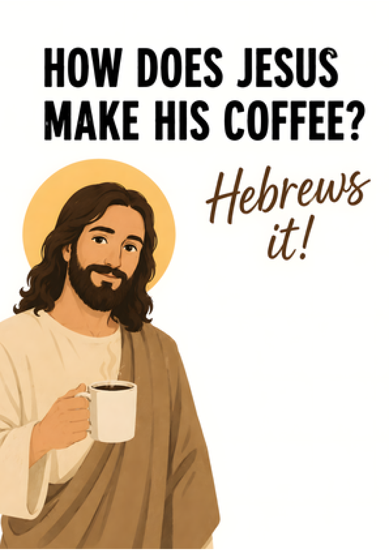 How Does Jesus Make His Coffee