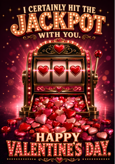 I Certainly Hit The Jackpot With You