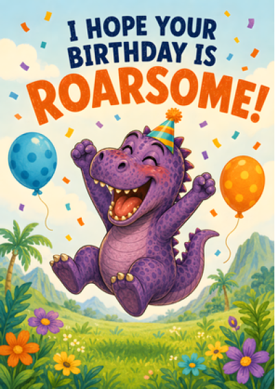 Roarsome Birthday
