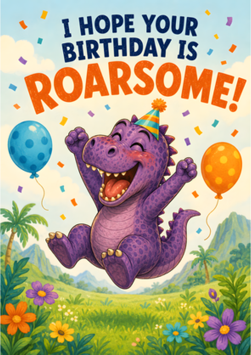Roarsome Birthday