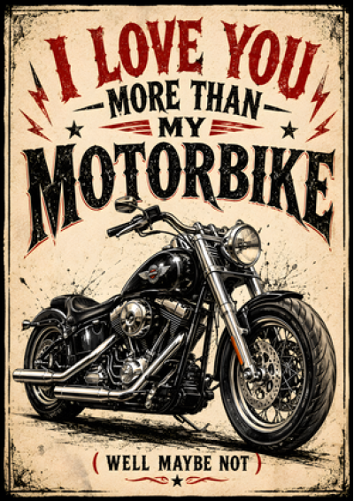 I Love You More Than My Motorbike (Well, Maybe Not)