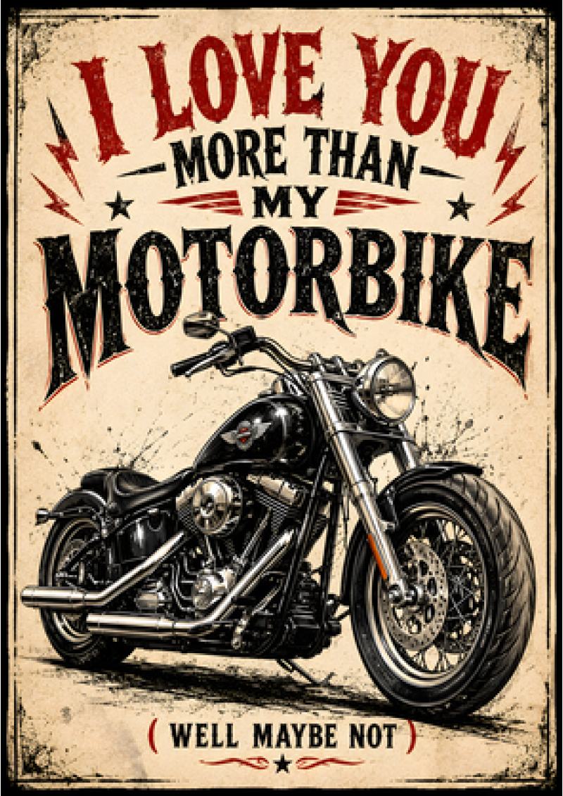 I Love You More Than My Motorbike (Well, Maybe Not)