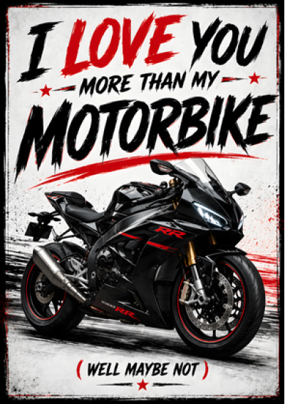 I Love You More Than My Sports Bike (Well, Maybe Not)