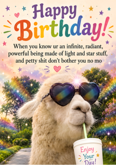 Infinite Radiant Being (Llama)